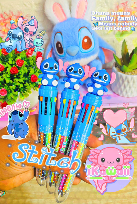 PLUMA MULTICOLOR STICH