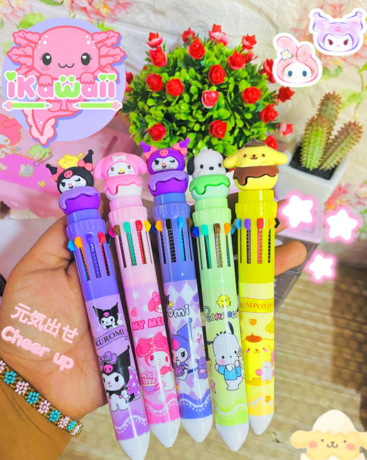 PLUMA MULTICOLOR SANRIO