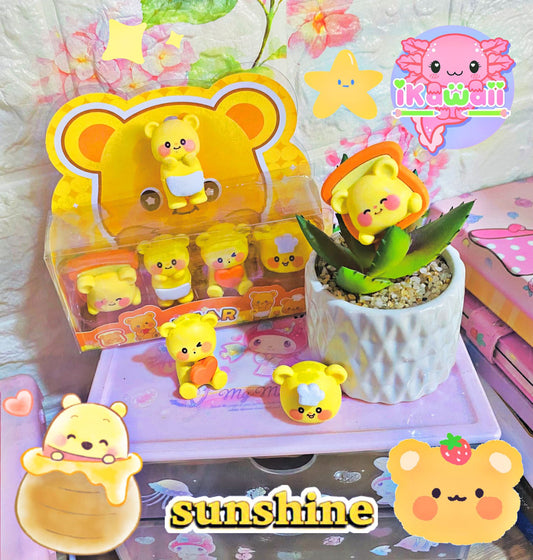 Borrador de ositos kawaii