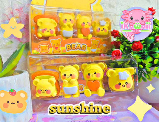 Borrador de ositos kawaii